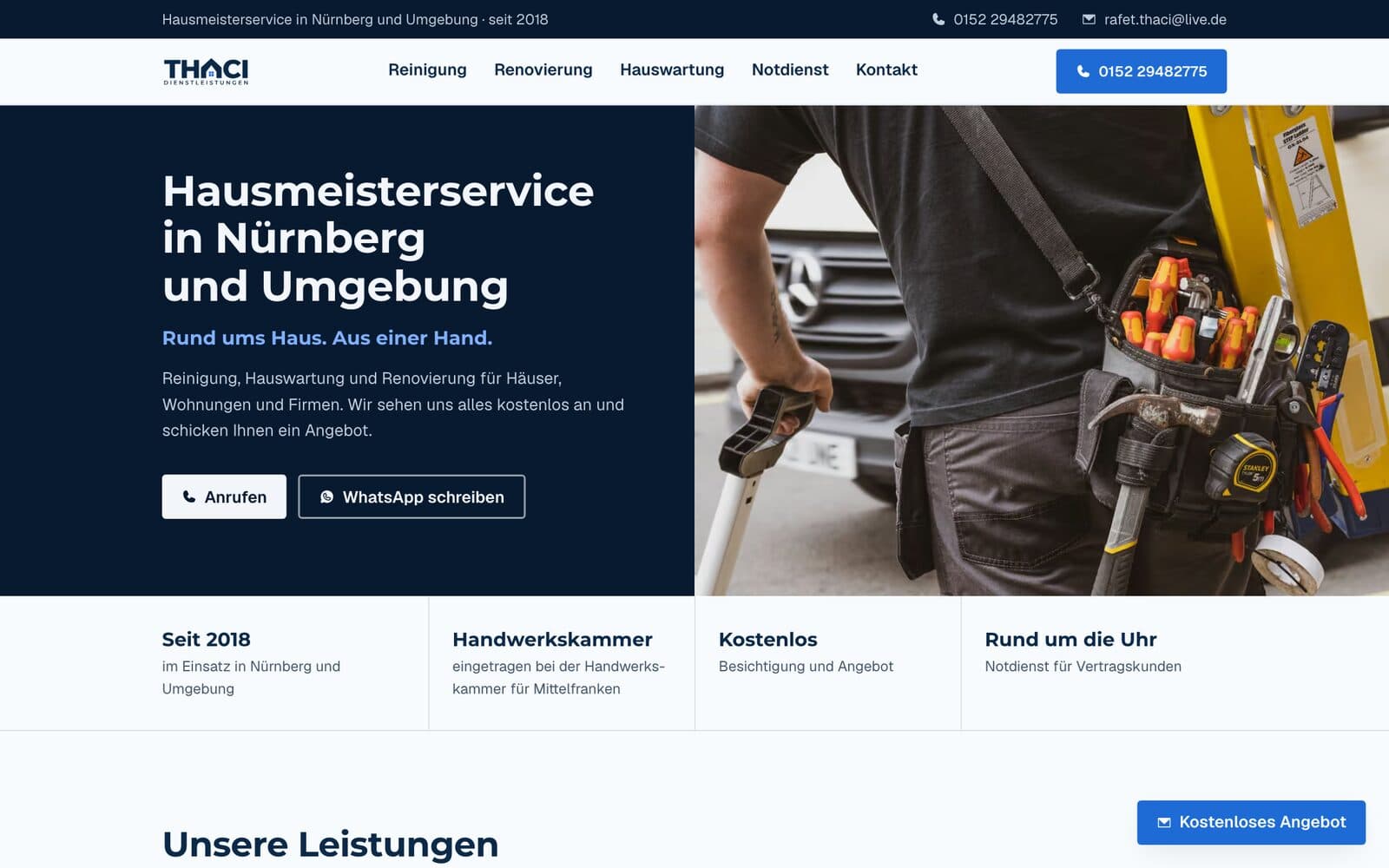 Thaci Dienstleistungen - Hausmeisterservice in Nürnberg und Umgebung